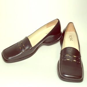 Falk Black Leather Shoes 9B - BCBG Paris